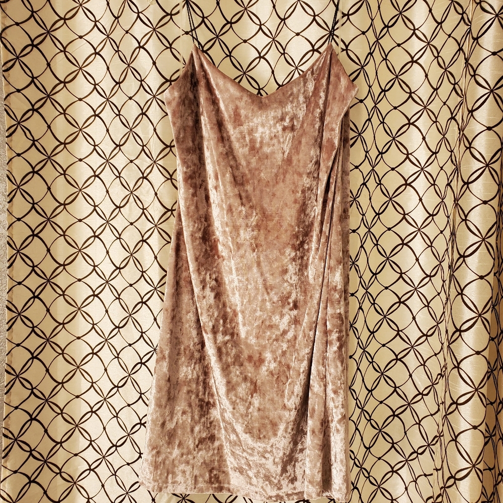 Short Velvet Dress Size XL